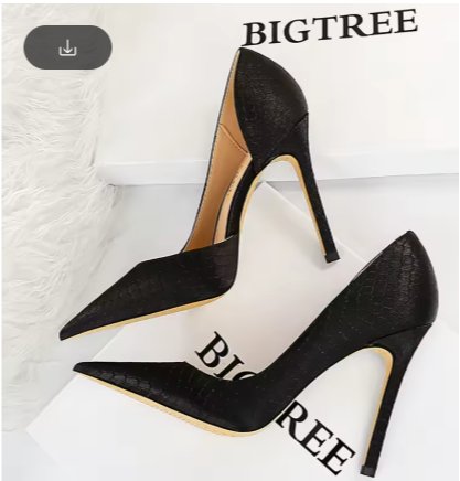 נעלי עקב שחורות, גובה 6 ס"מ מידה 35, מאוד נוחות ויציבות, נמכר עקב טעות במידה, אין קישור תקין