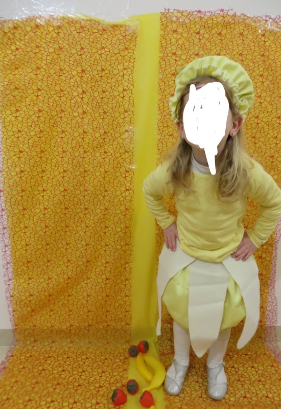 לילדה גיל 3-4 
מתאים לשלב עם אח/ות -תות בננה