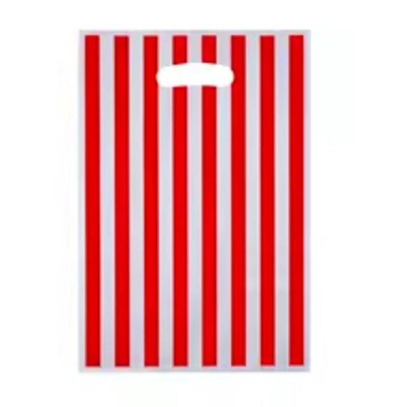 30 שקיות יפות! בדוגמה של פסים אדום ולבן
בגודל 16.3X25.5 ס''מ חדש מהאריזה!
בשבילנו המידה של השקיות היתה קטנה