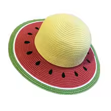 כובע קש אבטיח