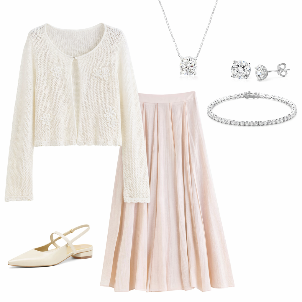 ורוד שמנת חגיגי